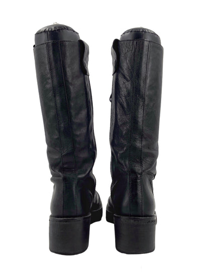 Ann Demuelemeester Fall 2003 Combat Zip Long Boots 37