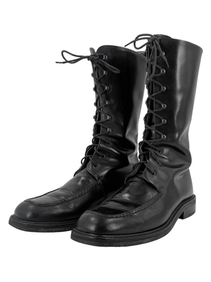 Gucci 90s Tom Ford Leather Combat Boot 40.5