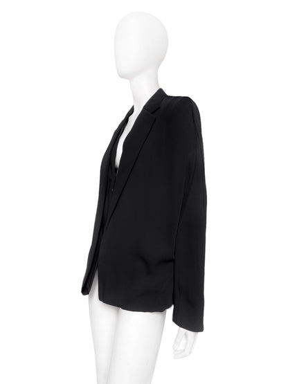 Maison Martin Margiela Pre-Fall 2011 Black Double-layered Cape Blazer Jacket 38