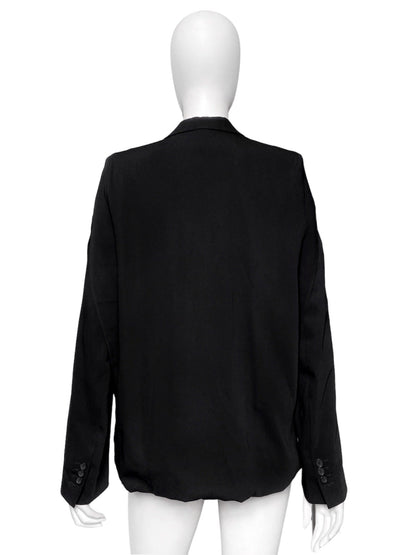 Maison Martin Margiela Pre-Fall 2011 Black Double-layered Cape Blazer Jacket 38