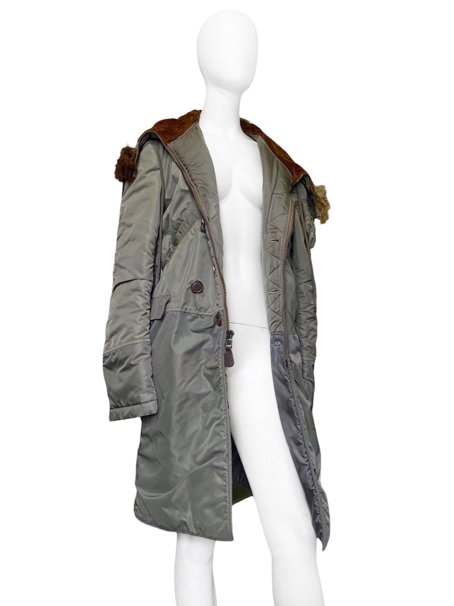 Junya Watanabe Fall 2006 Grail Men’s N-3B Reconstructed Oversized Military Parka Coat M