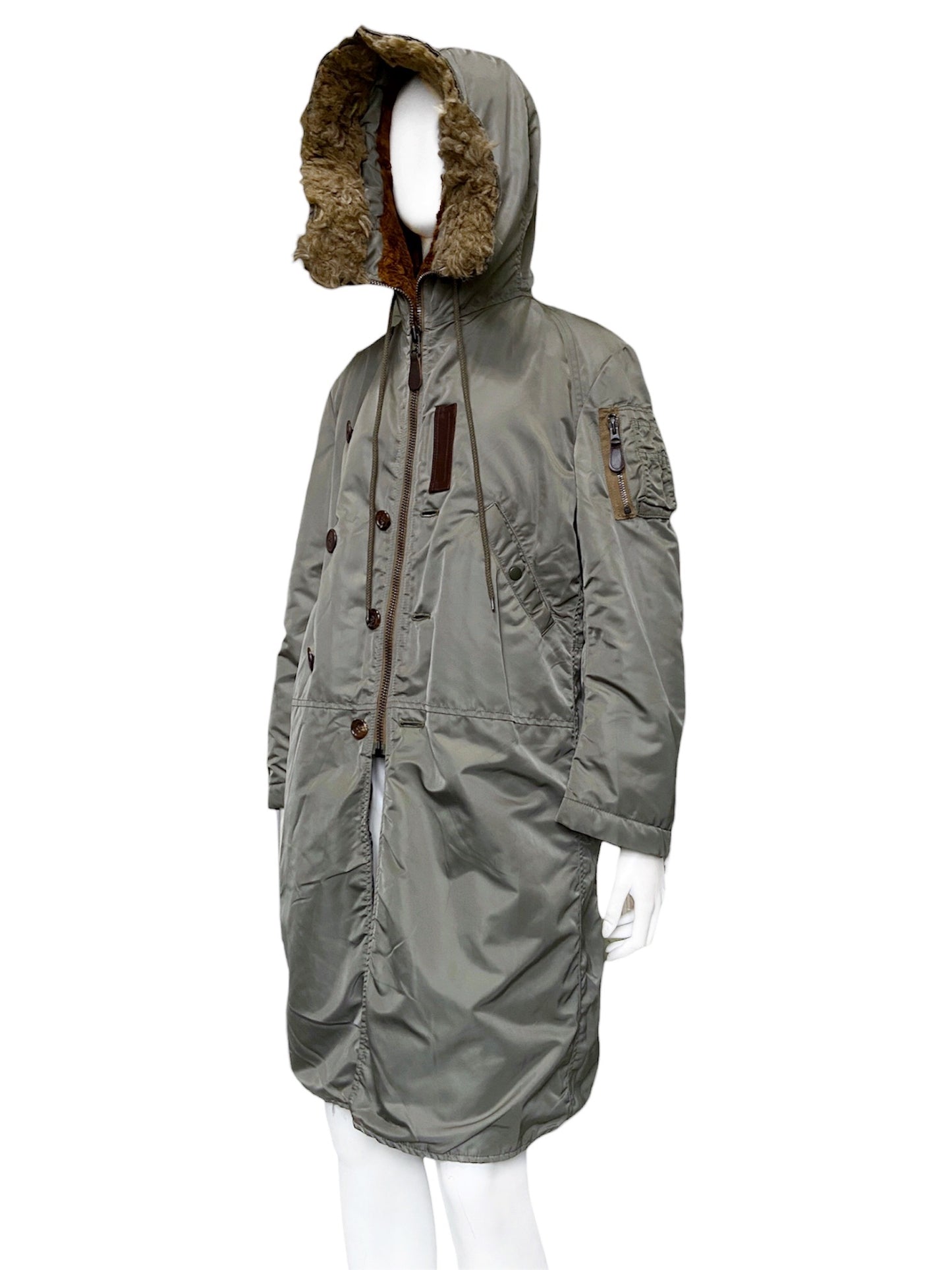 Junya Watanabe Fall 2006 Grail N-3B Oversized Military Parka Coat S