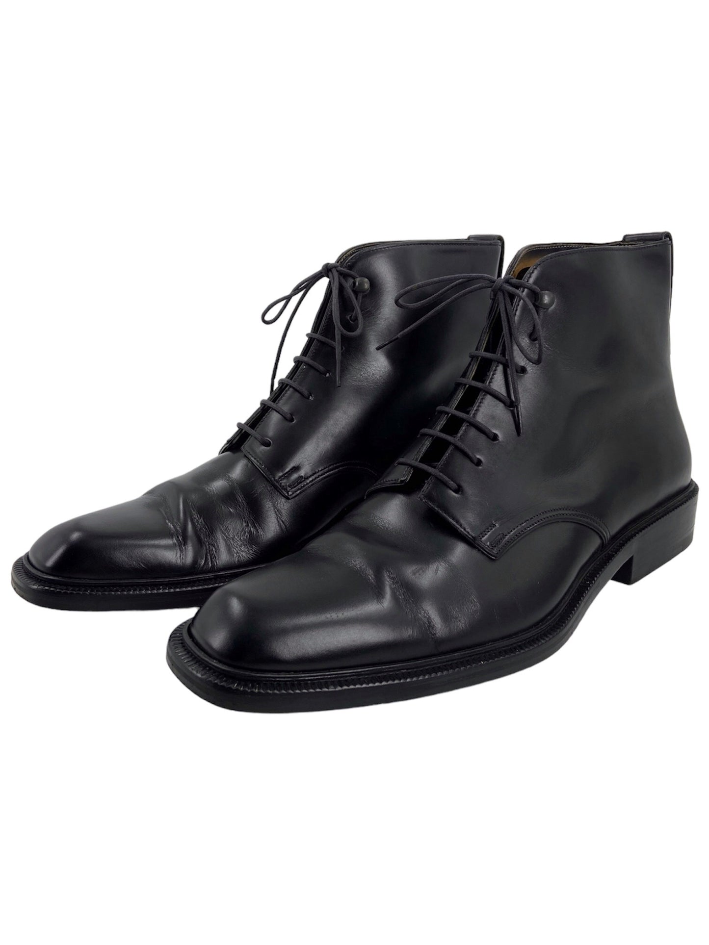 Louis Vuitton Voltaire Lace-up Leather Boots 40