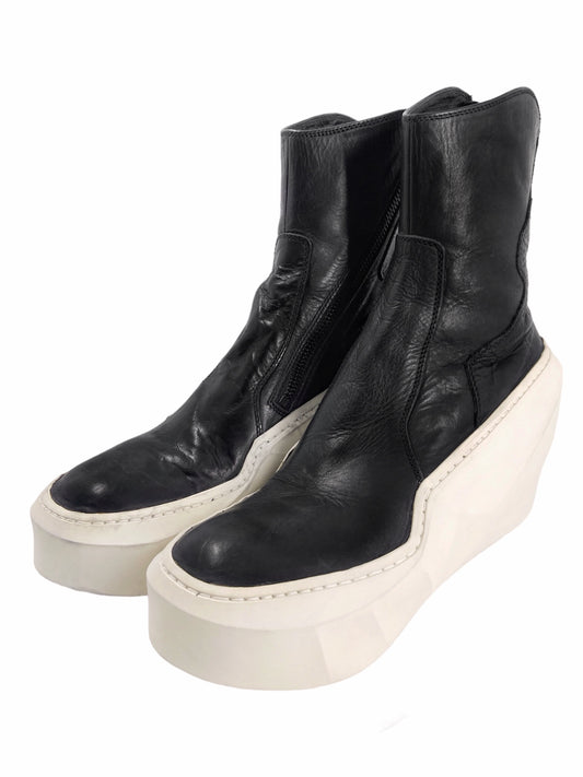 BXNT Julius 7 Fall 2015 Black Leather platform Sphere Polygon 517FWM5 Boots 2