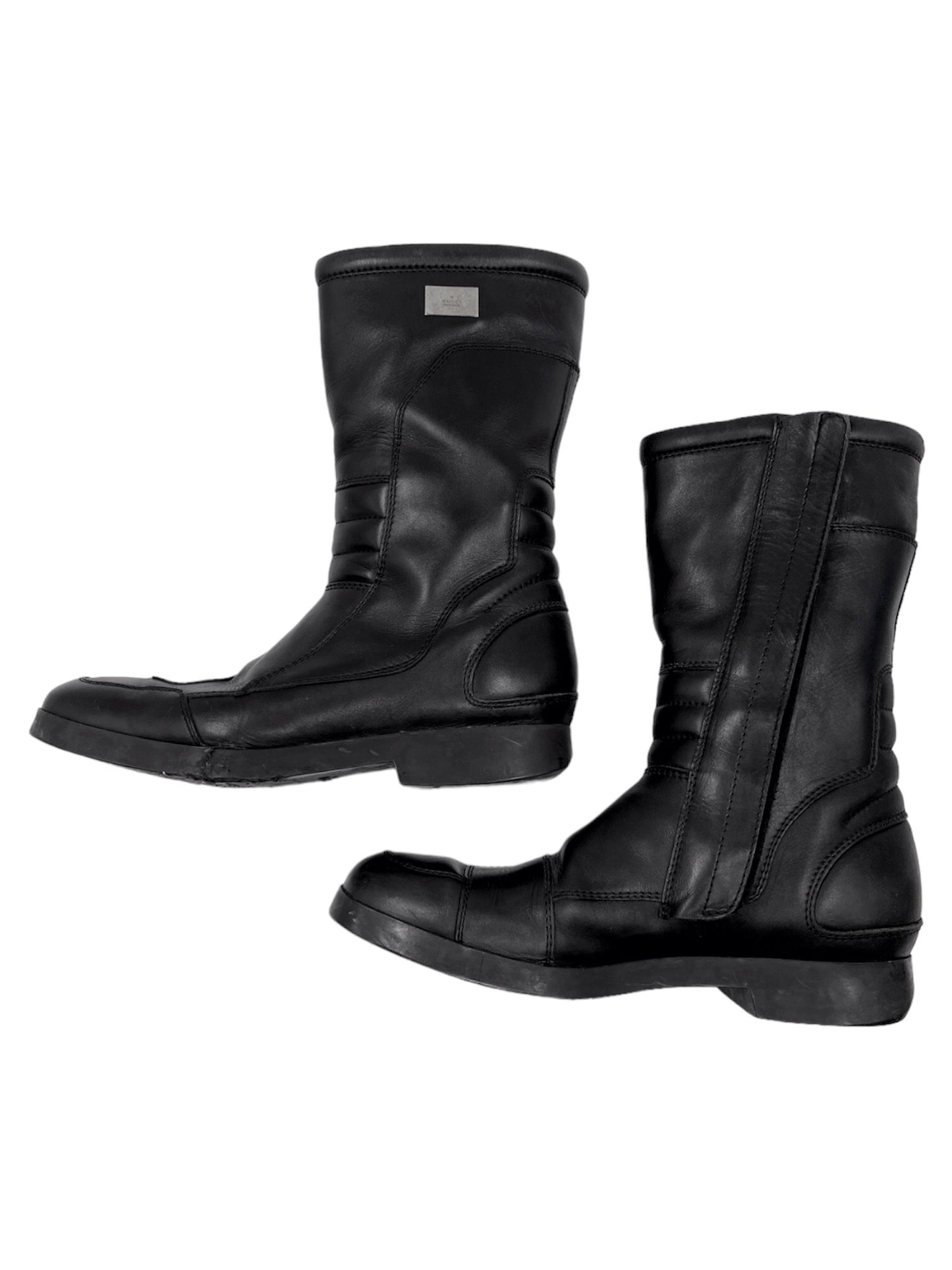 Gucci Fall 1999 Tom Ford Men’s Moto Riding Boots 42.5