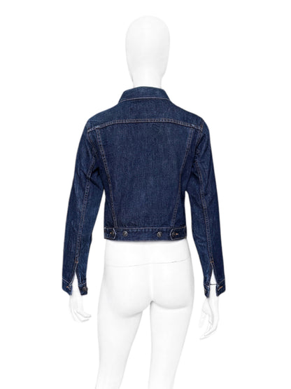 Gucci Spring 1998 Tom Ford Esther Cañadas Look#32 Raw Denim Jacket 40