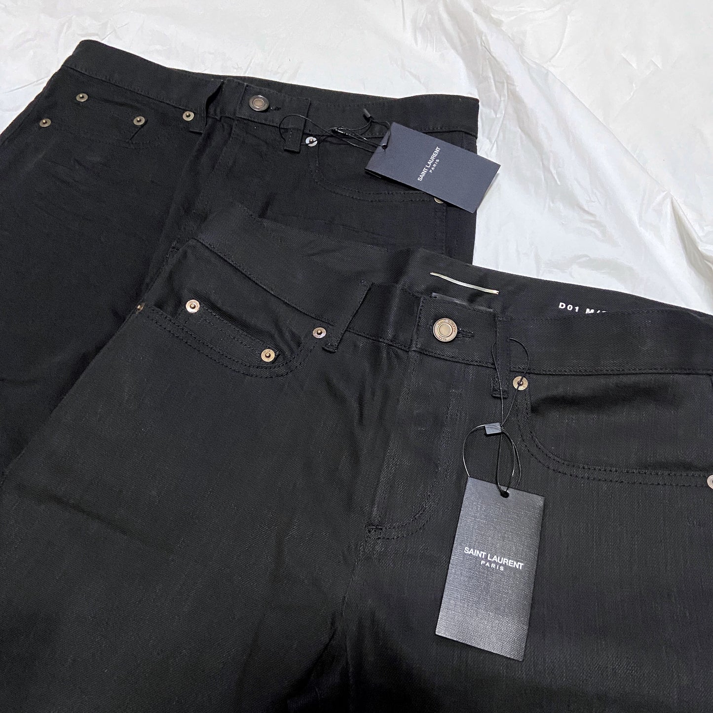 BWNT Saint Laurent D14 Hedi Black Jeans 29