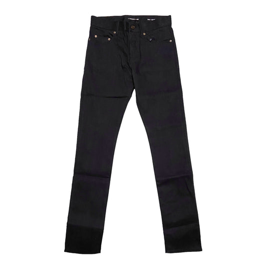 BWNT Saint Laurent D01 Hedi Black Waxed Jeans 29