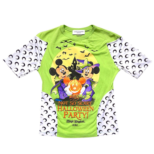 Marine serre upcycled mickey halloween tee