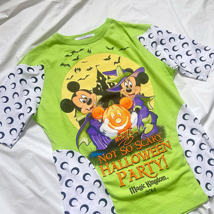 Marine serre upcycled mickey halloween tee