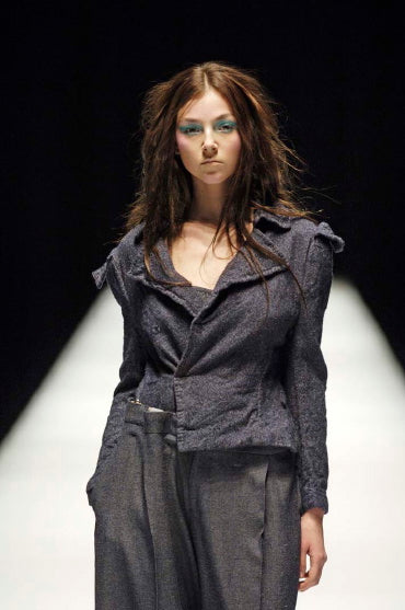 Yohji Yamamoto Fall 2006 Runway Oversized Wool Cropped Jacket 1