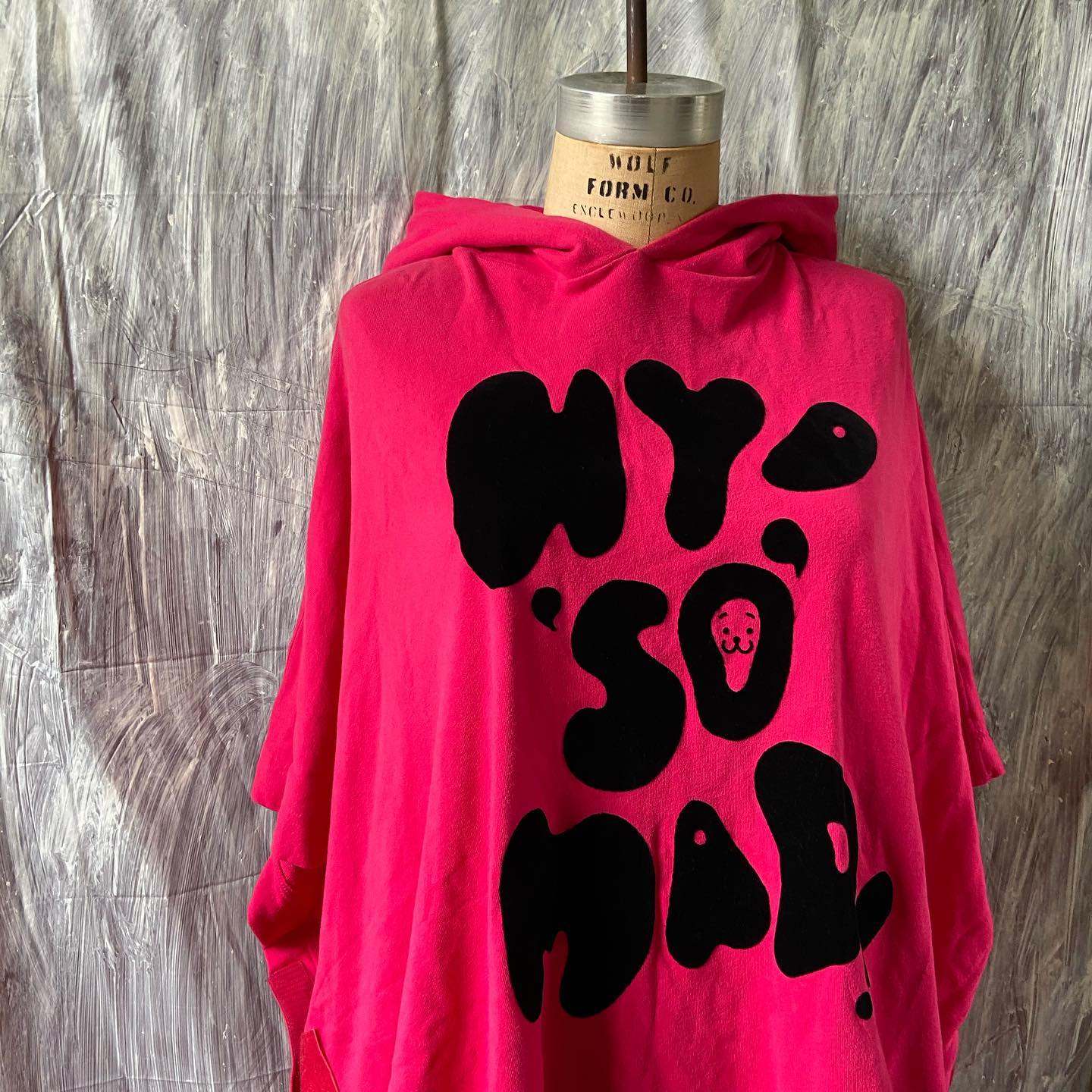 20471120 hyoma pink mohawk hoodie S