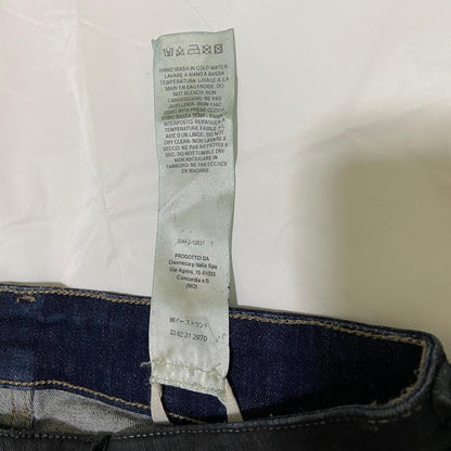 Rick owens Detroit black waxed combo jeans 28