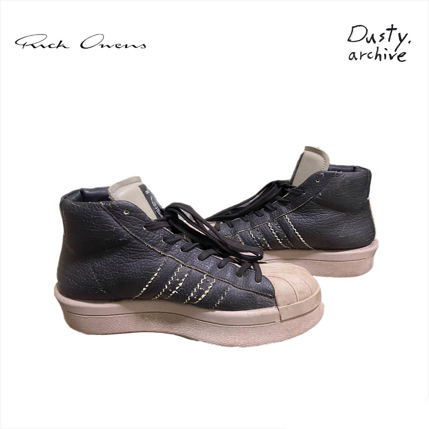 Rick owens x adidas indo black mastodon pro  43.5