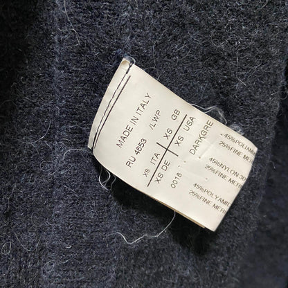 Rick owens drape alpaca knit cardigan XS