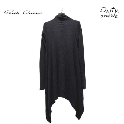 Rick owens drape alpaca knit cardigan XS
