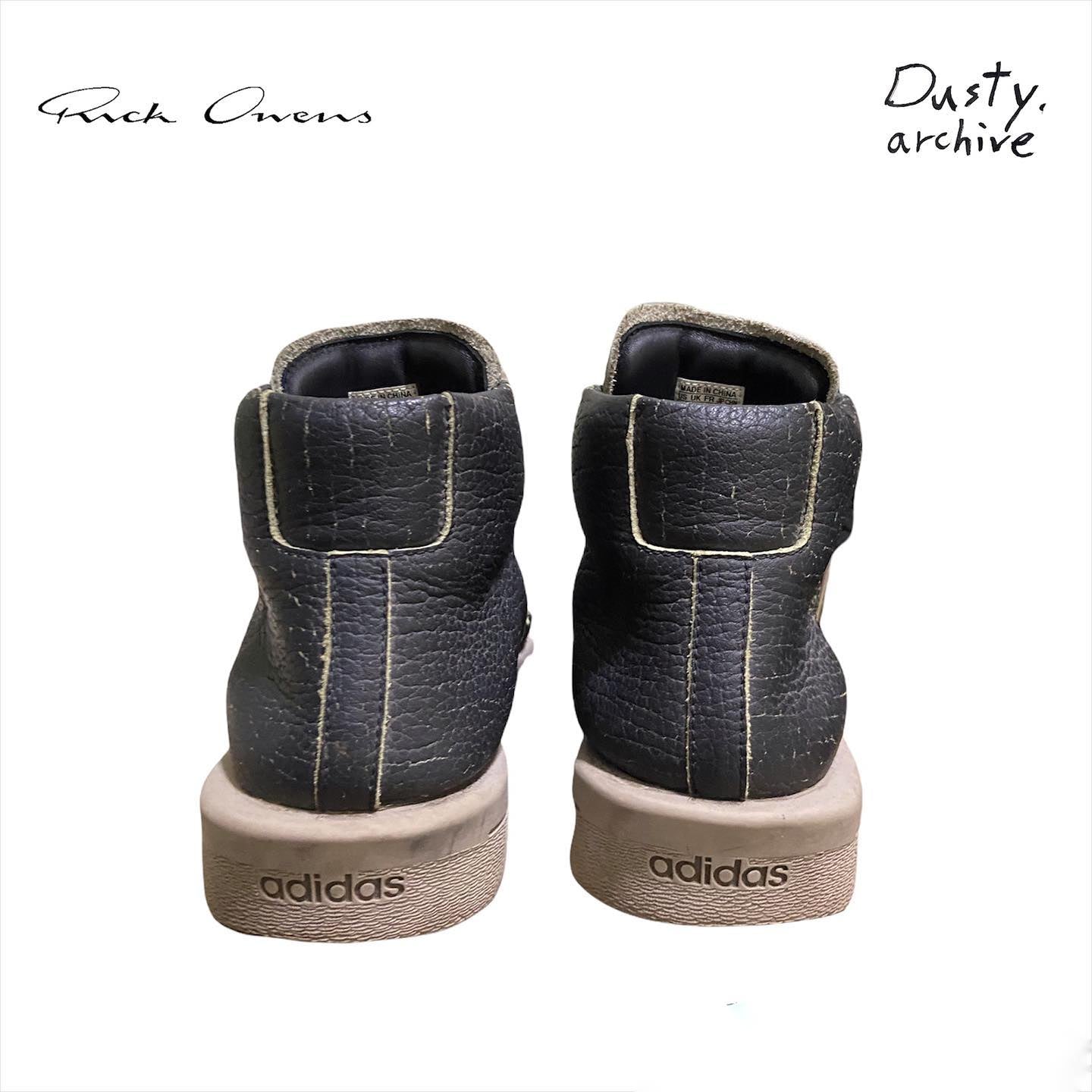 Rick owens x adidas indo black mastodon pro  43.5