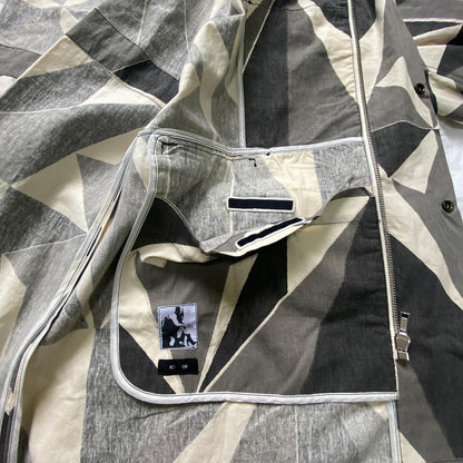 Rick owens BWNT drkshdw camo fishtail parka coat