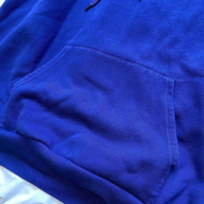 Balenciaga blue bernie campaign logo oversized hoodie XL