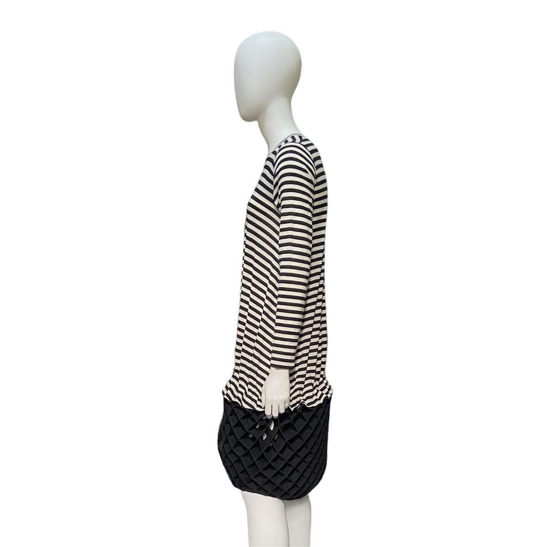 BWNT Junya Watanabe Fall 2015 Striped Geometric Wool Bungee Dress S