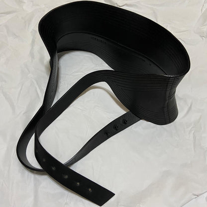 Haider Ackermann leather corset belt M