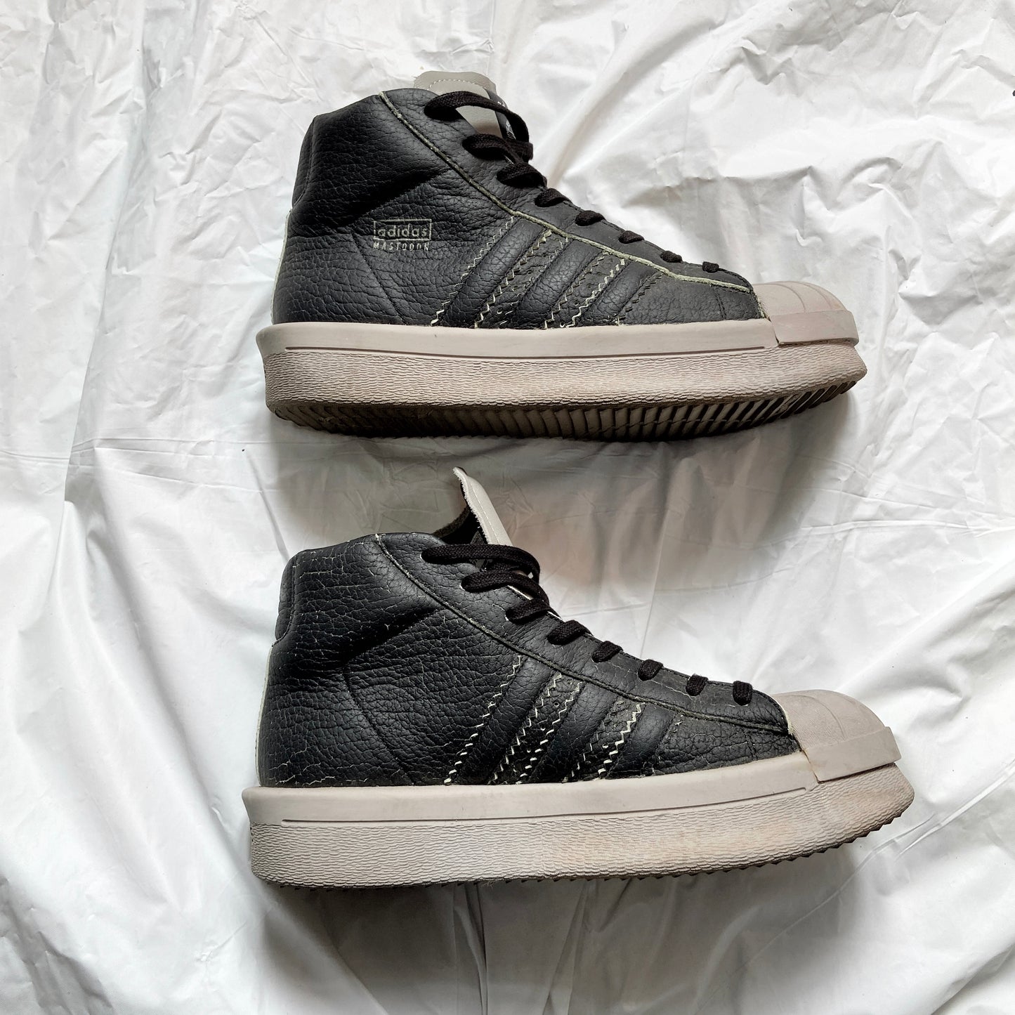 Rick owens x adidas indo pearl black mastodon pro 42.5