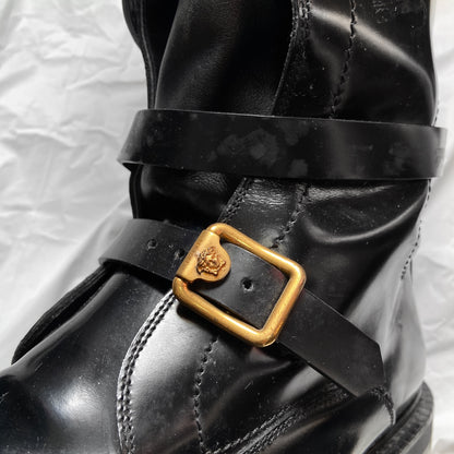 Versace Fall 2013 Bondage Patent Leather Boot 43