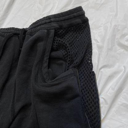 Jean Paul Gaultier fw14 side zip net met joggers sweatpants