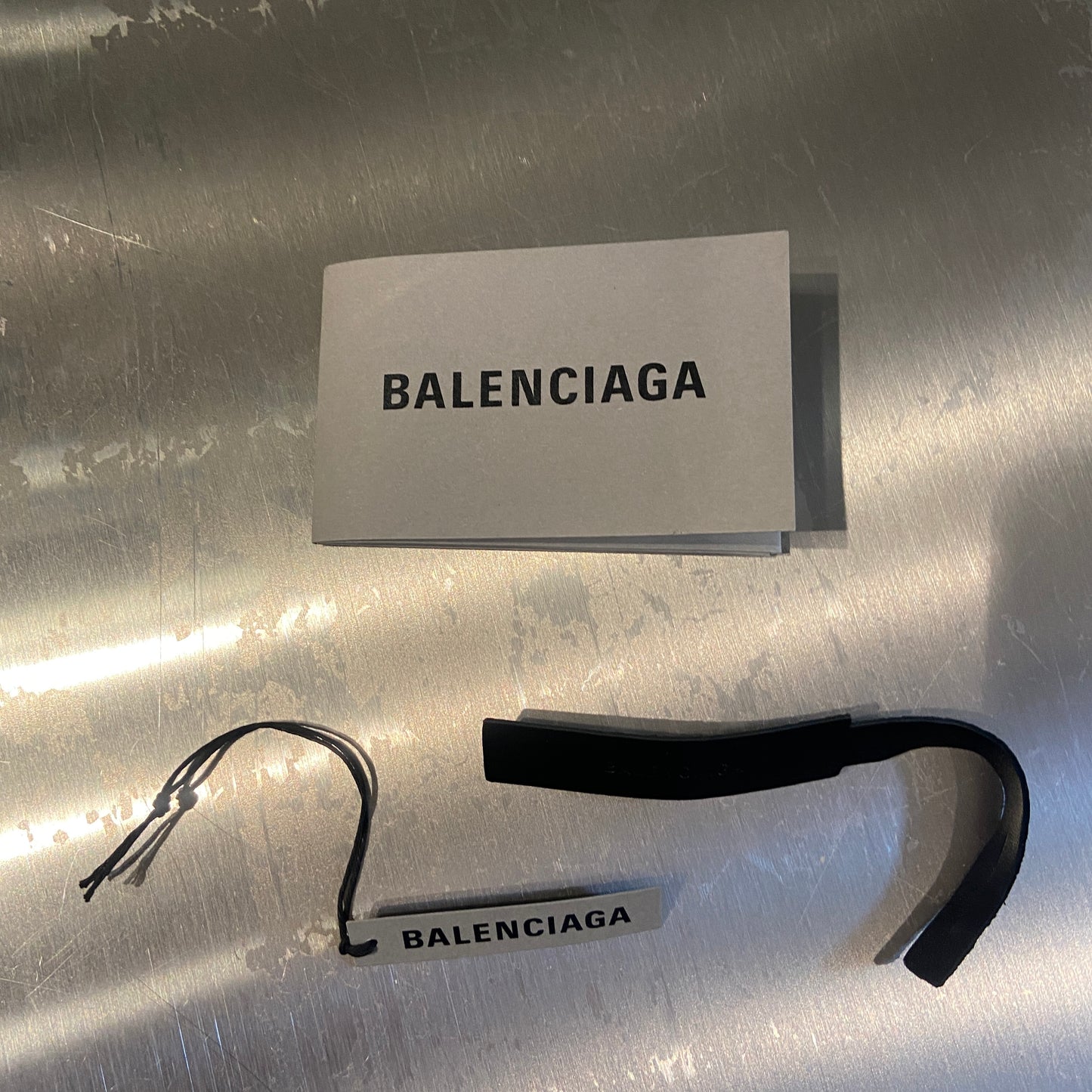 Balenciaga logo branded letter bracelet