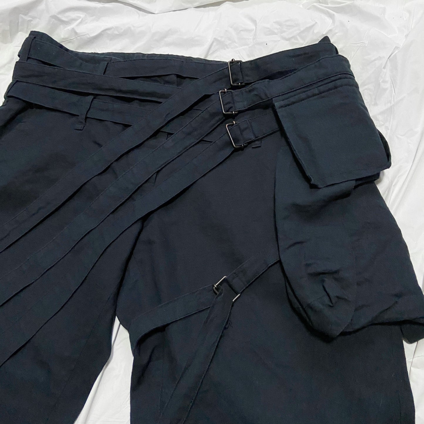 Ann Demeulemeester bondage strap cargo pants 38