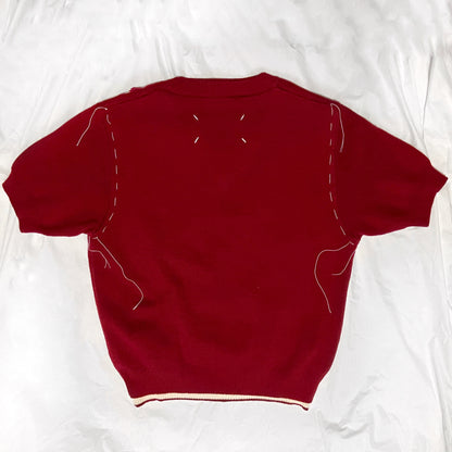 Maison Margiela fall 2021 deconstructed handstitched knit tee