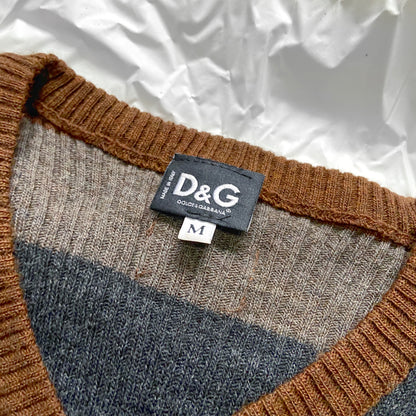 Dolce & Gabbana Striped tight sweater M