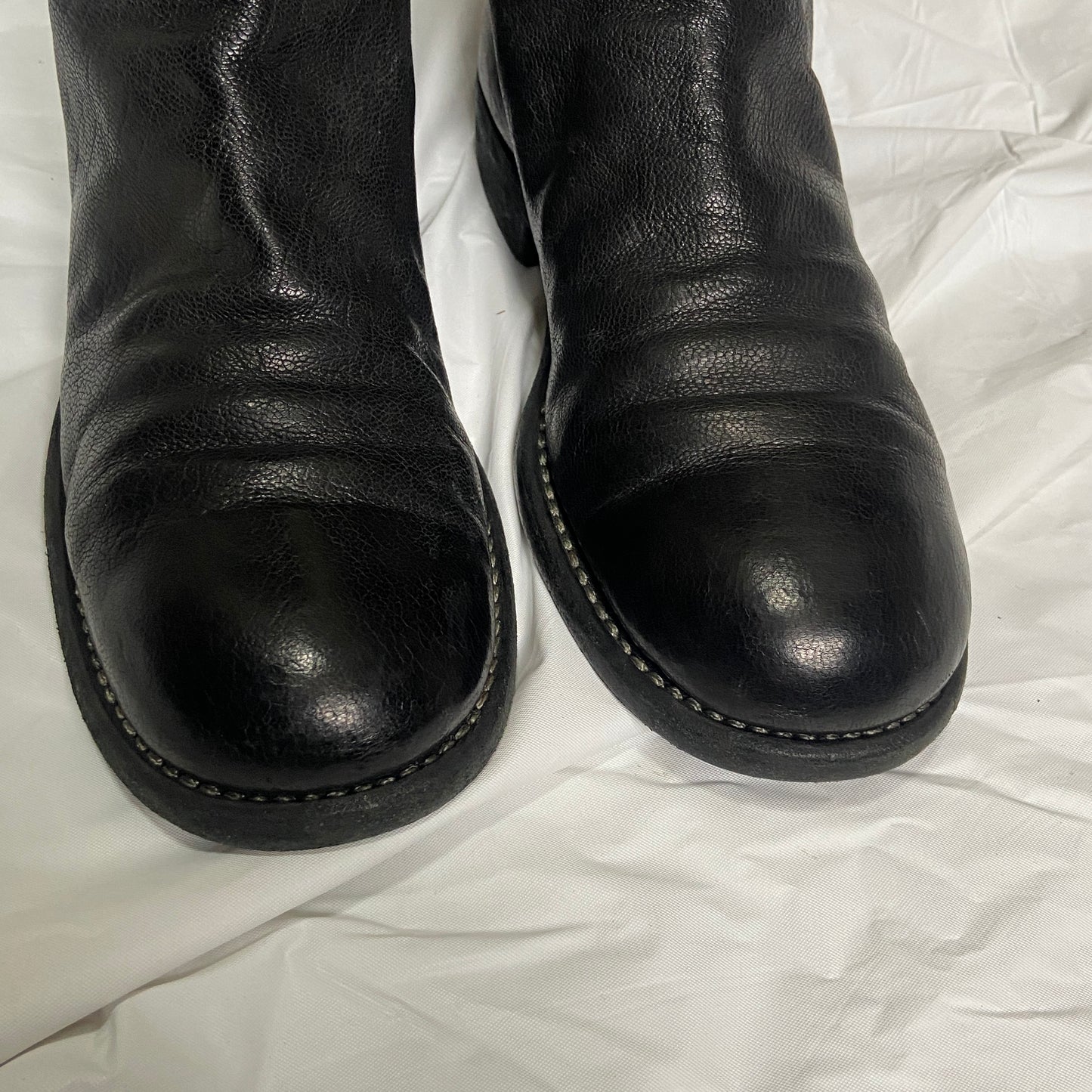 Guidi 788z back zip horse leather heel boot 36.5