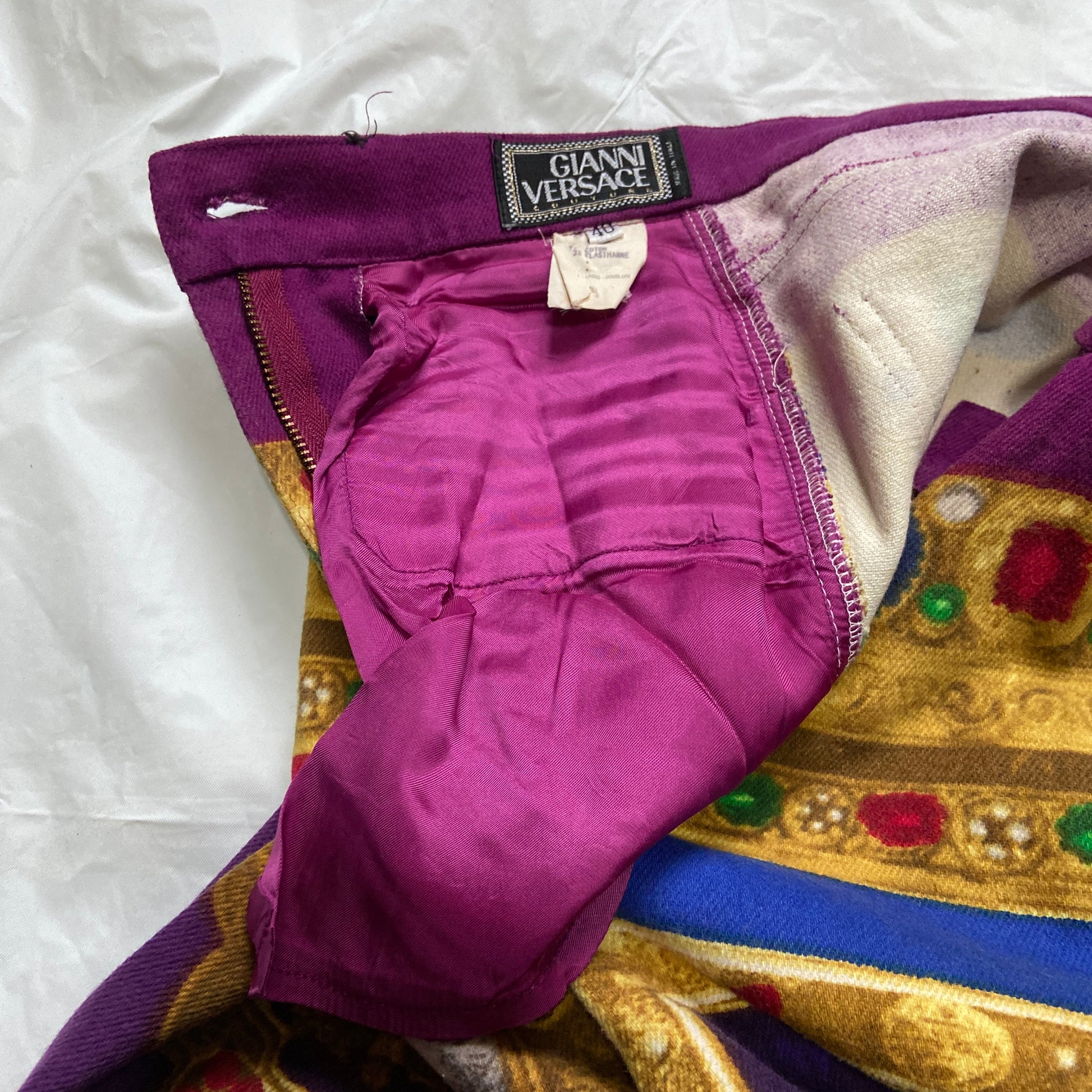 Purple Cotton briefs Versace - GenesinlifeShops Germany