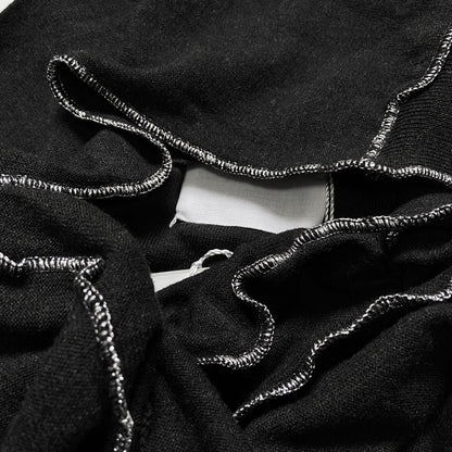 Martin Margiela BWNT Spring 2003 Inside Out Wool Cardigan With Lurex Stitching by Miss Deanna