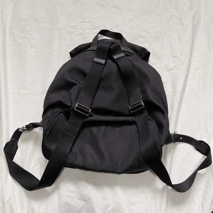 Prada Classic Nylon Drawstring backpack with zips