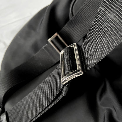 Prada Classic Nylon Drawstring backpack with zips