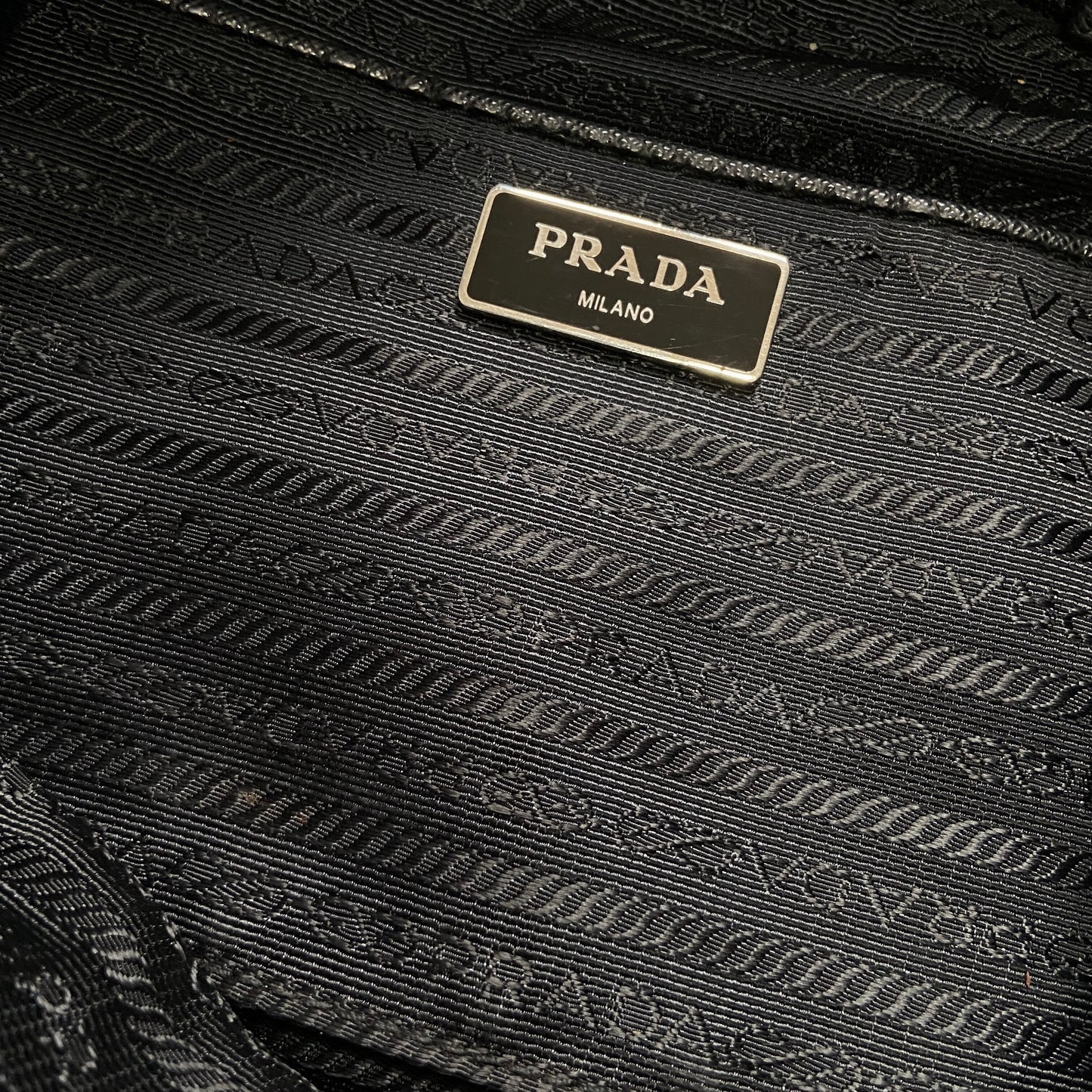 Prada Classic Nylon Drawstring backpack with zips