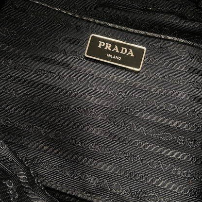 Prada Classic Nylon Drawstring backpack with zips