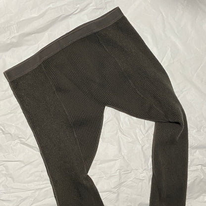 Rick owens wool thick knitted leggings XS