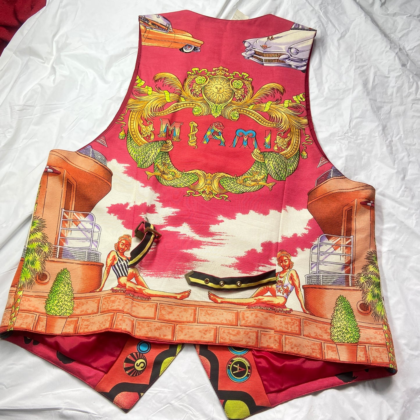 Gianni versace 1993 Miami Tropical South Beach vest