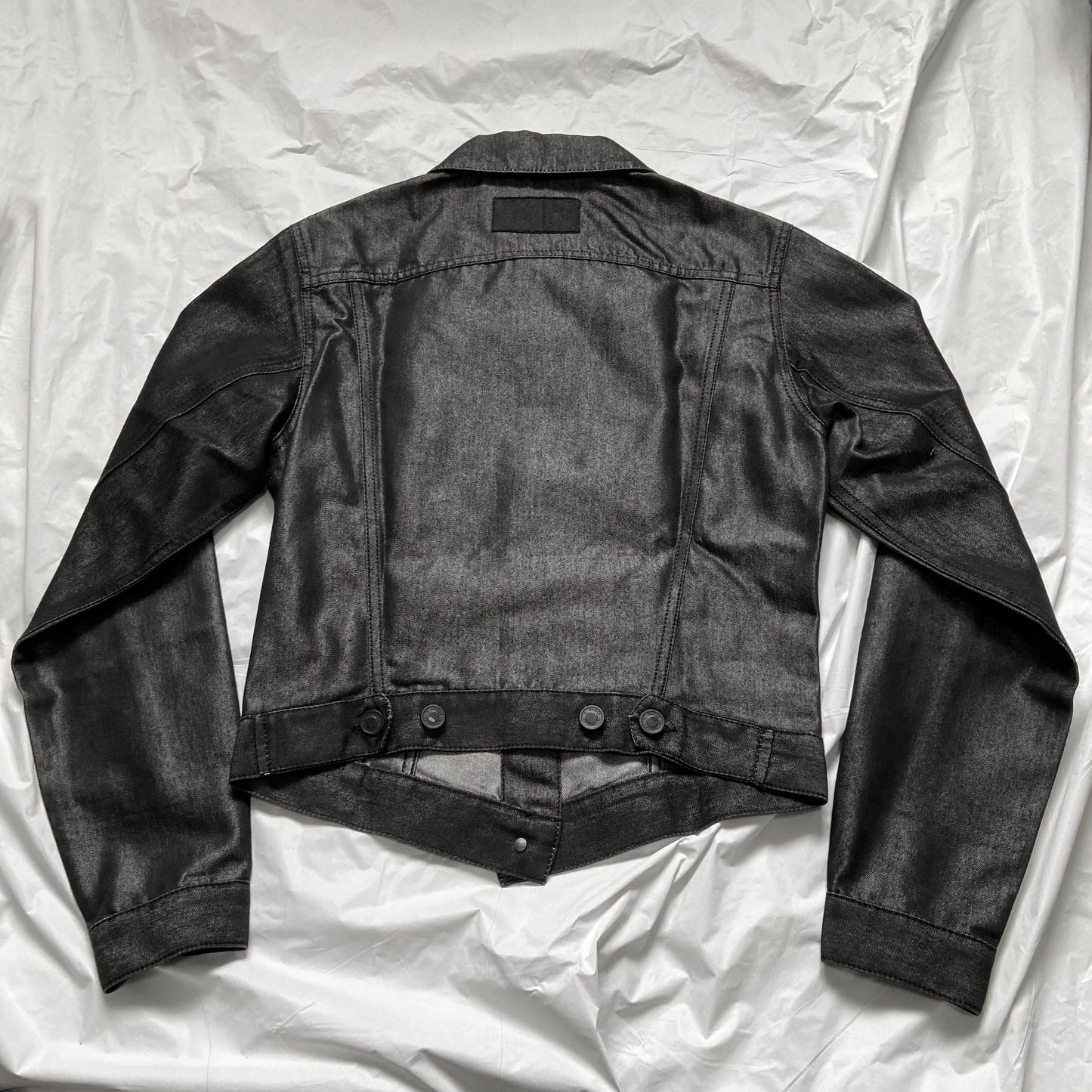Gucci fw01 waxed denim jacket 40