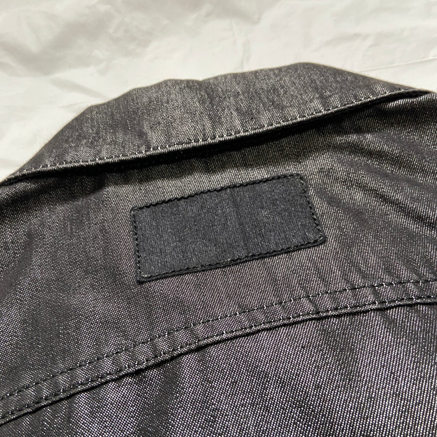 Gucci fw01 waxed denim jacket 40