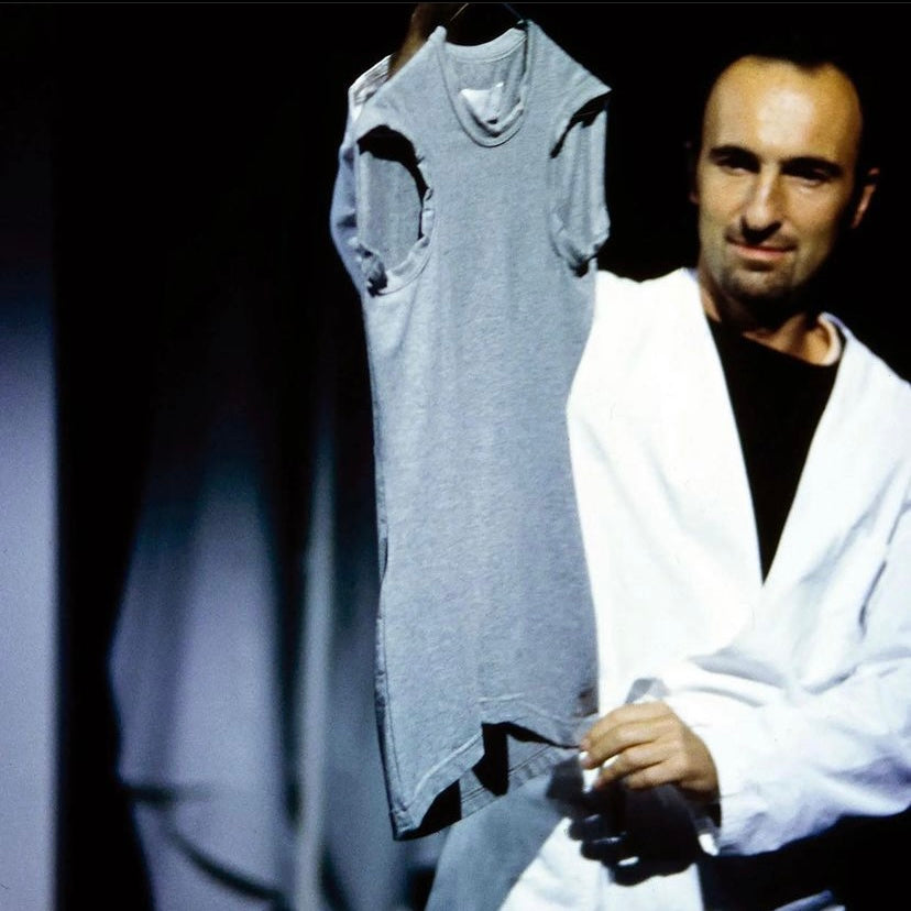 Maison Martin Margiela spring 1998 flat collection grey tank prod. by –  Dusty Archive