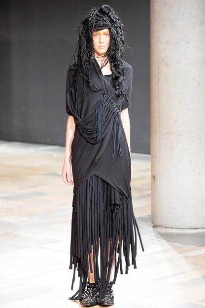 Junya Watanabe Spring 2014 beaded fringe tee tank top