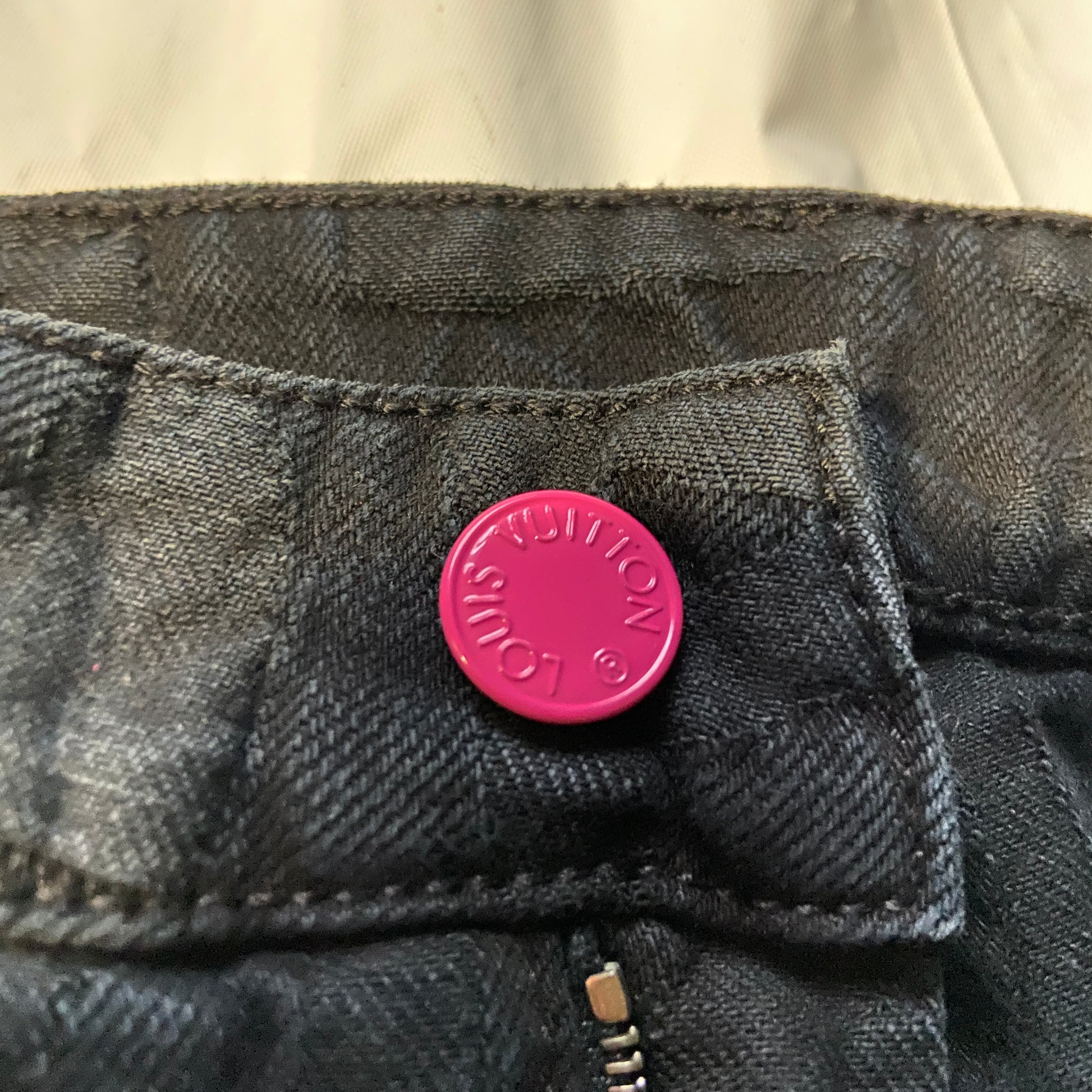 Louis vuitton stephen sprouse black graffiti logo jeans 38 – Dusty