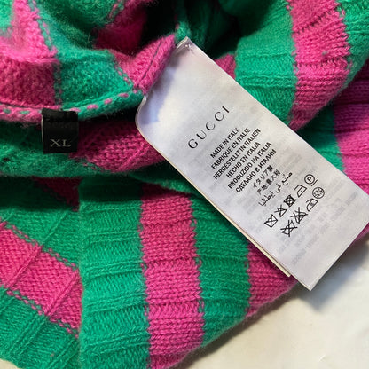 Gucci metalic wool knit crewneck sweater XL