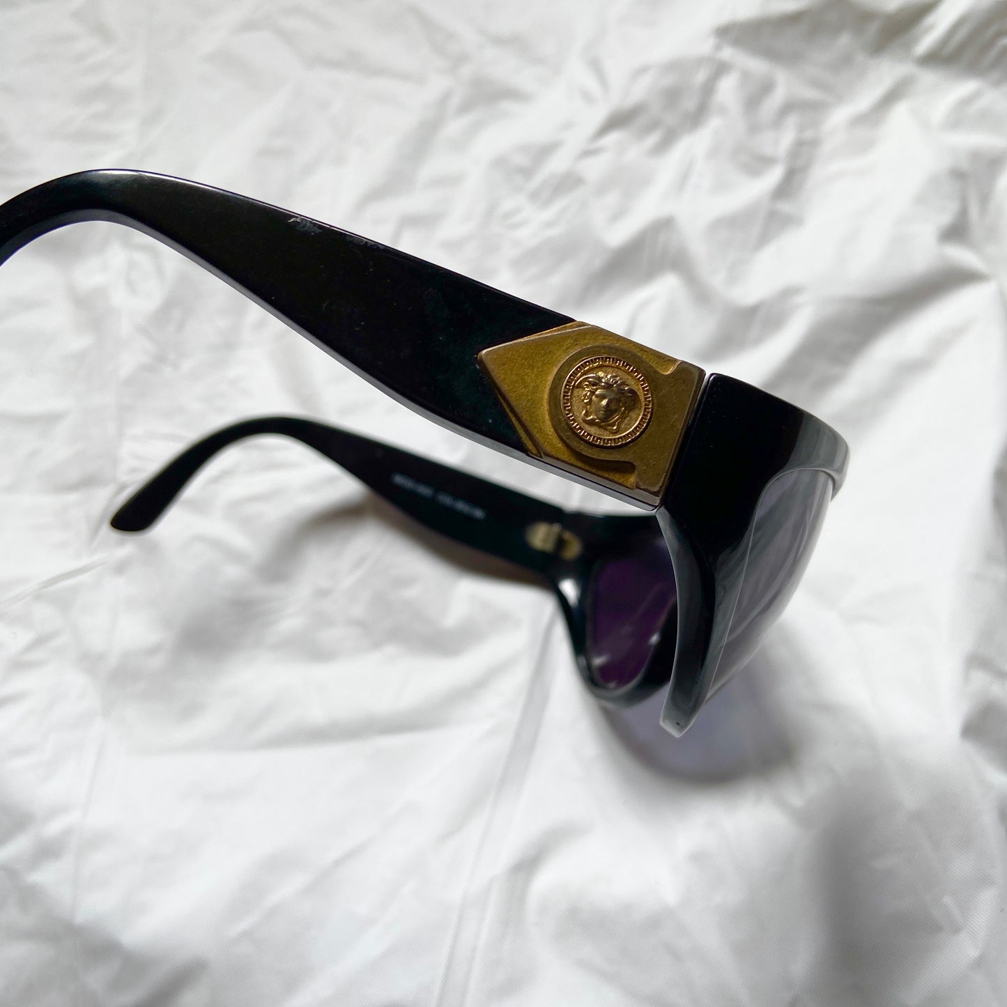 Gianni Versace logo gold embellished sunglasses