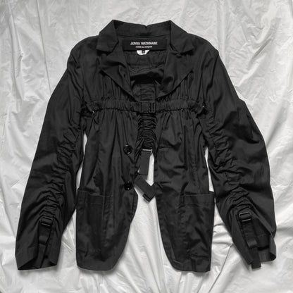 Junya Watanabe 2003 spring black bondage parachute jacket blazer