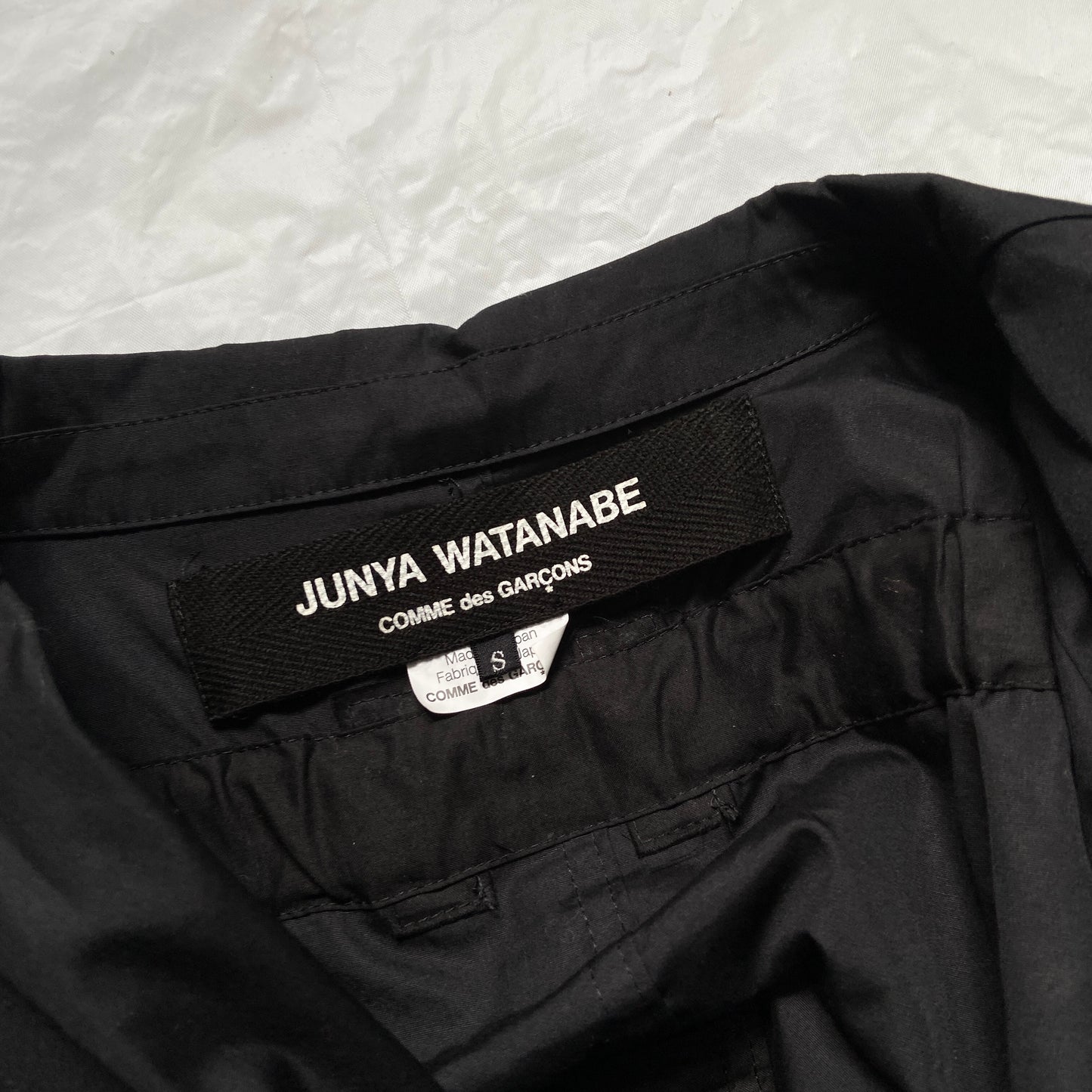 Junya Watanabe 2003 spring black bondage parachute jacket blazer